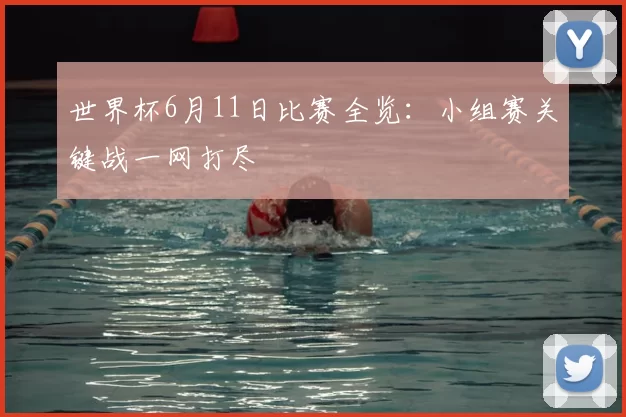 世界杯6月11日比赛全览:小组赛关键战一网打尽